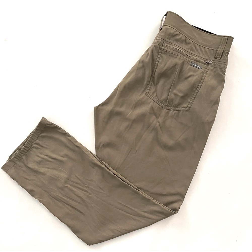 Eddie Bauer Men's Casual Outdoor Pants 
34 x 32 Taupe Wide Elastic Waistband